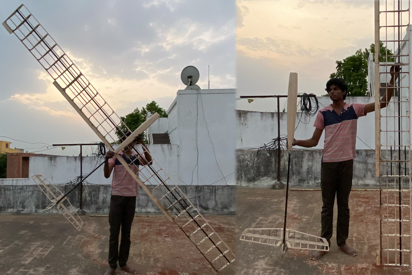 Left image description